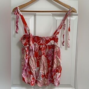 C&C California Floral Crop Top NWT